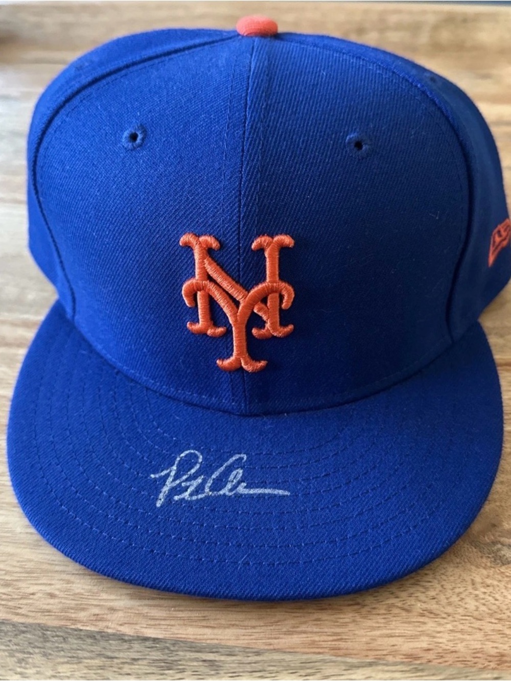 New York Mets-Pete Alonso signed baseball cap